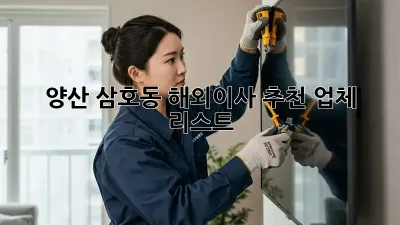 양산 삼호동 해외이사 추천 업체 리스트